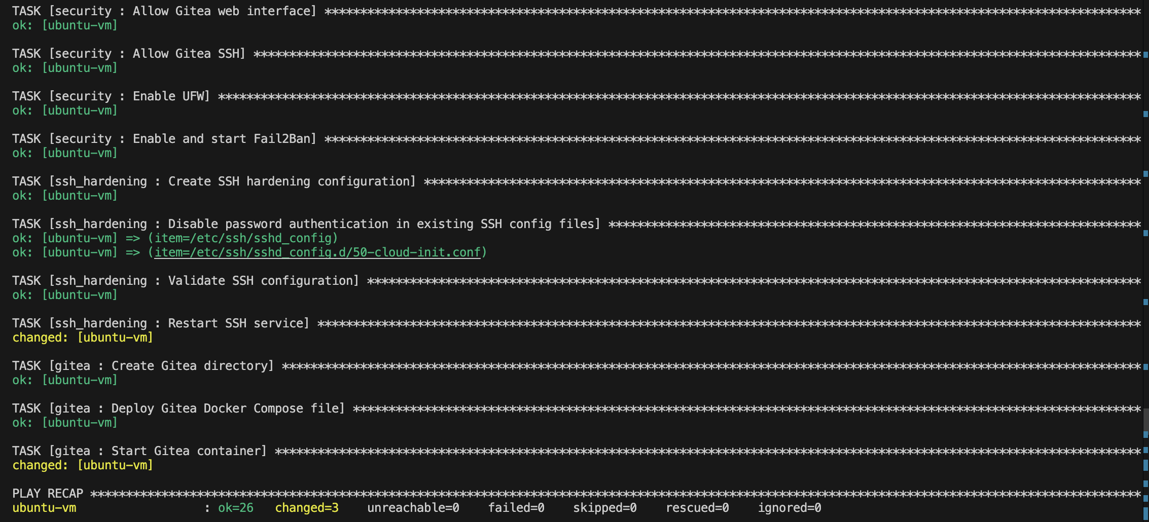 Ansible Playbook