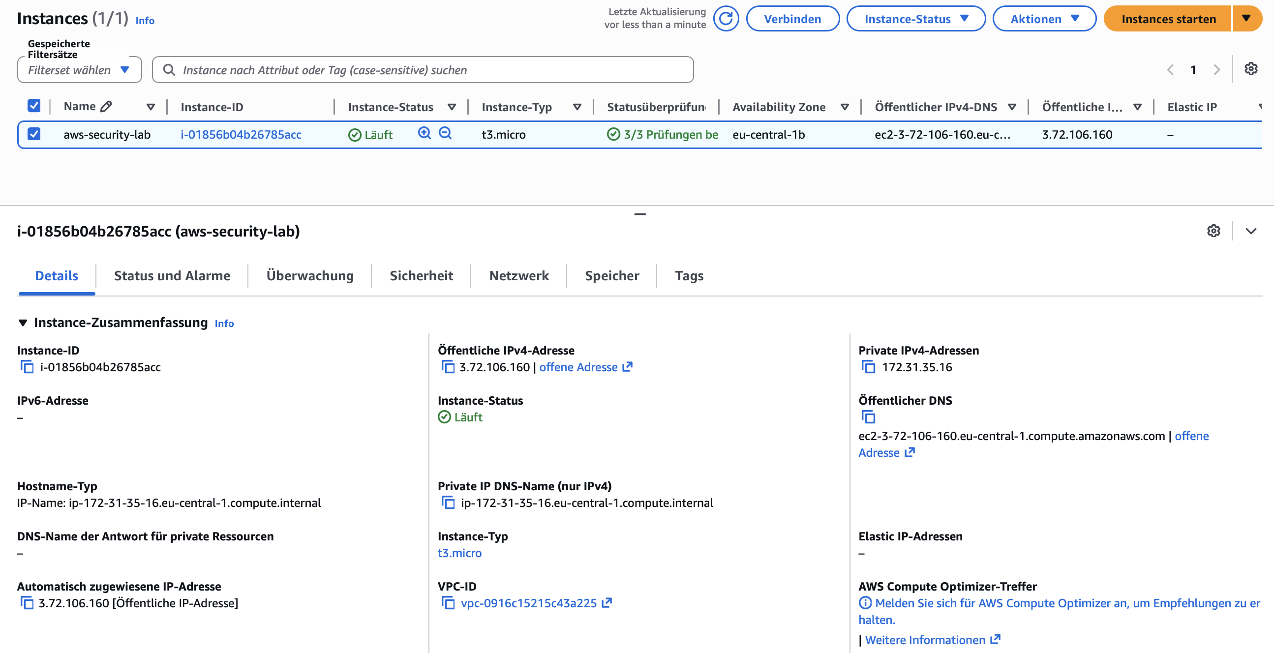 EC2 Instance Overview
