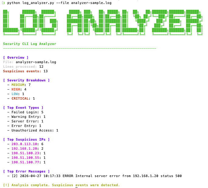 Basic Log Analysis