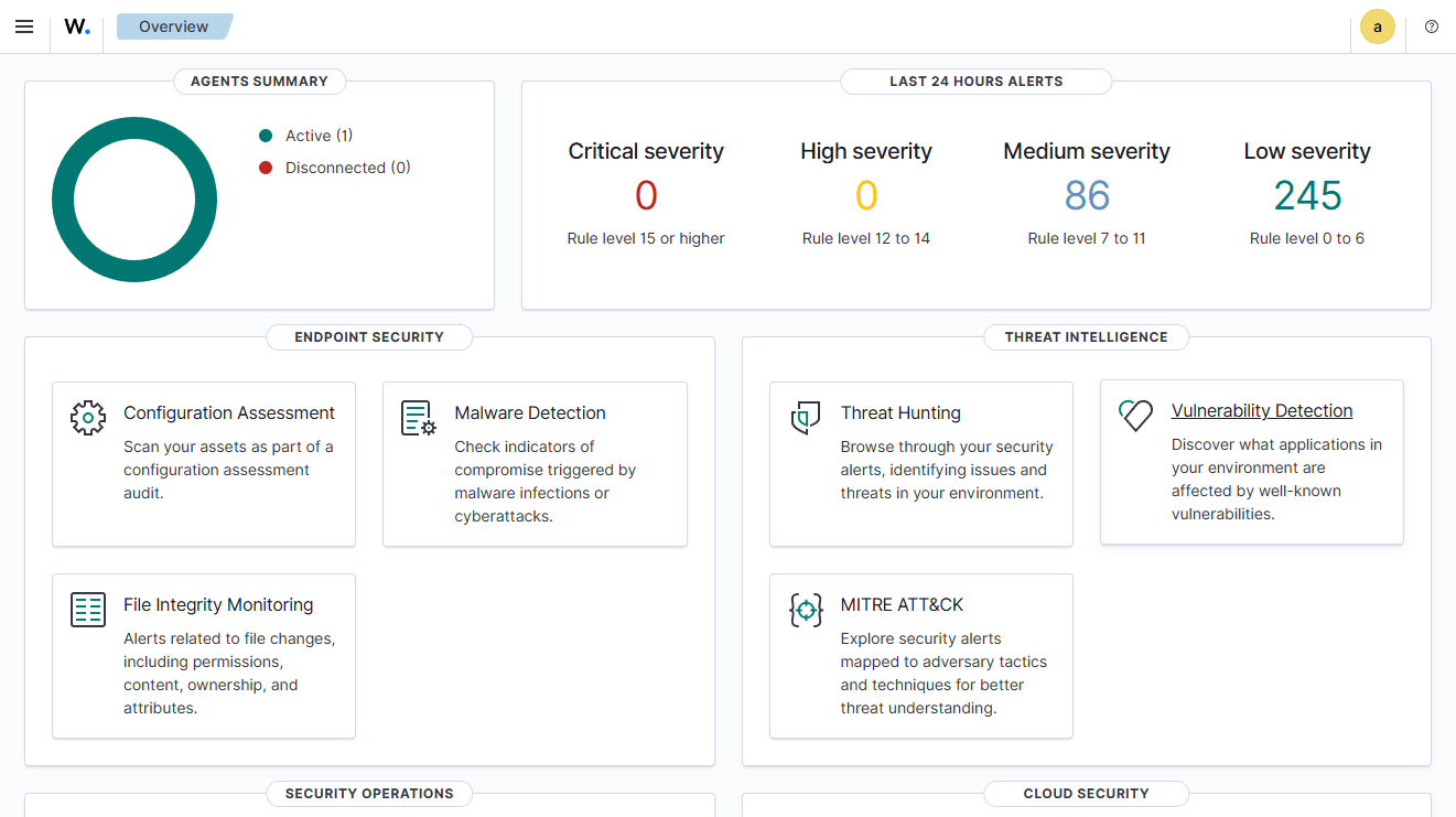 Wazuh Dashboard
